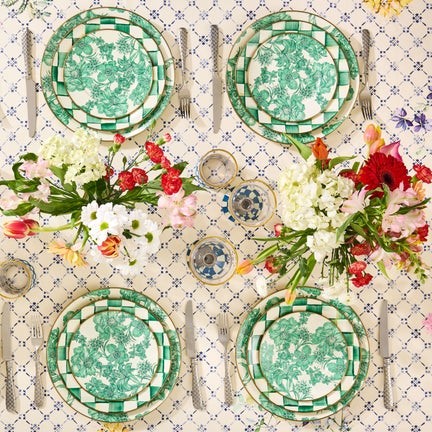 Emerald English Garden Salad Plate