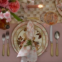 Wild Rose White Salad Plate