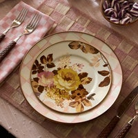 Wild Rose White Salad Plate