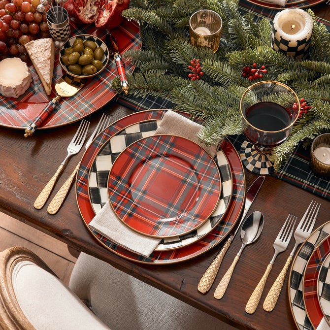 Red Tartastic Dinnerware image number 3