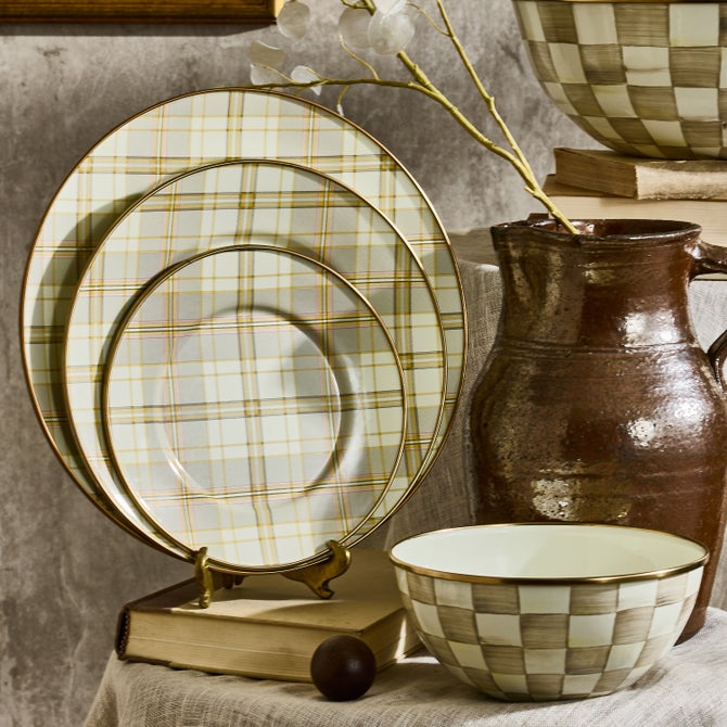 Tartan Latte Salad Plate image number 4