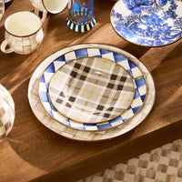 Tartan Mocha Salad Plate