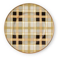 Tartan Mocha Salad Plate