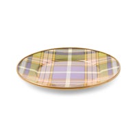 Tartan Violet Salad/Dessert Plate