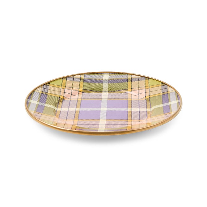 Tartan Violet Salad/Dessert Plate image number 3