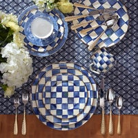 Royal Check Salad/Dessert Plate