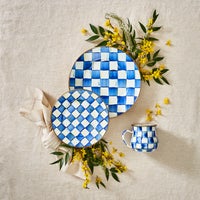 Royal Check Salad/Dessert Plate