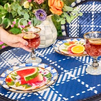 Royal Check Salad/Dessert Plate