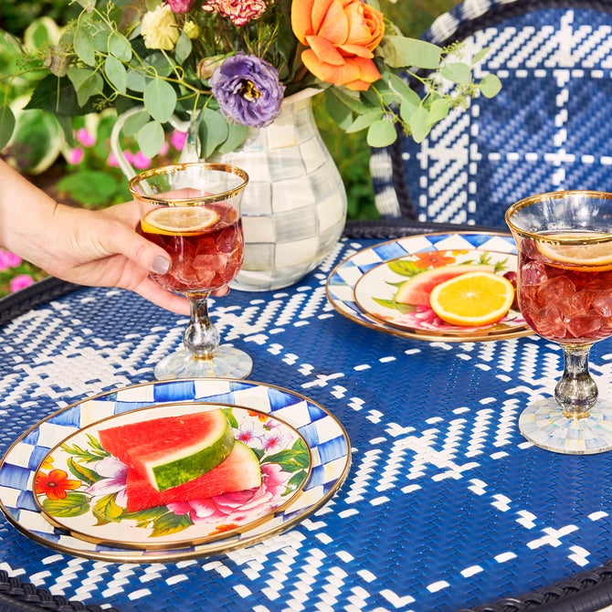 Royal Check Salad/Dessert Plate image number 3