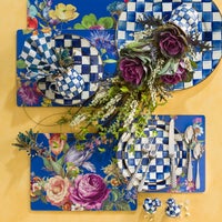 Royal Check Salad/Dessert Plate
