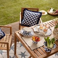 Royal Check Salad/Dessert Plate