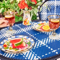 Royal Check Salad/Dessert Plate