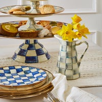 Royal Check Salad/Dessert Plate