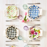 Royal Check Salad/Dessert Plate