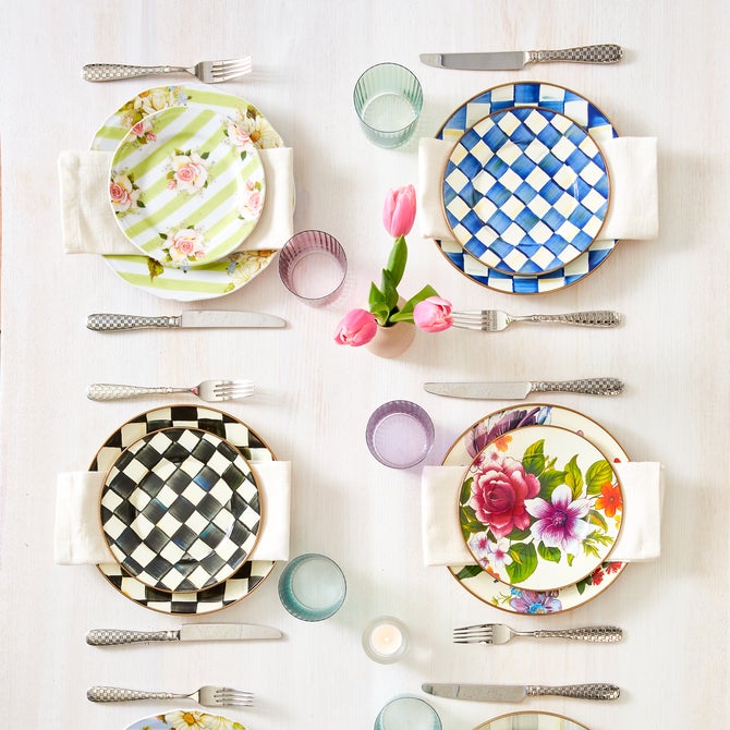 Royal Check Salad/Dessert Plate image number 10