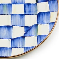 Royal Check Salad/Dessert Plate