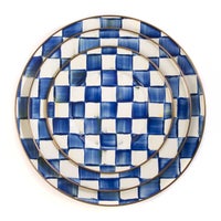 Royal Check Salad/Dessert Plate