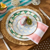 Sky Check Salad/Dessert Plate