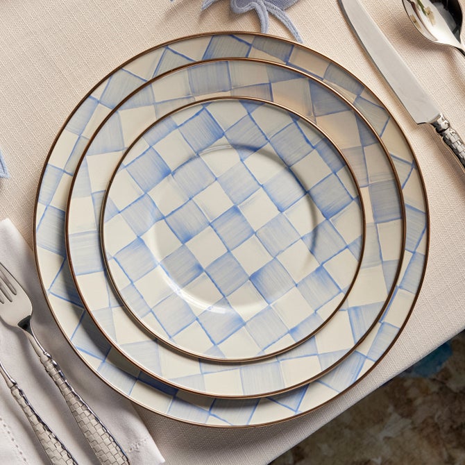 Sky Check Salad/Dessert Plate image number 6