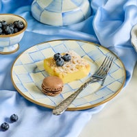 Sky Check Salad/Dessert Plate