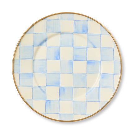 Sky Check Salad/Dessert Plate
