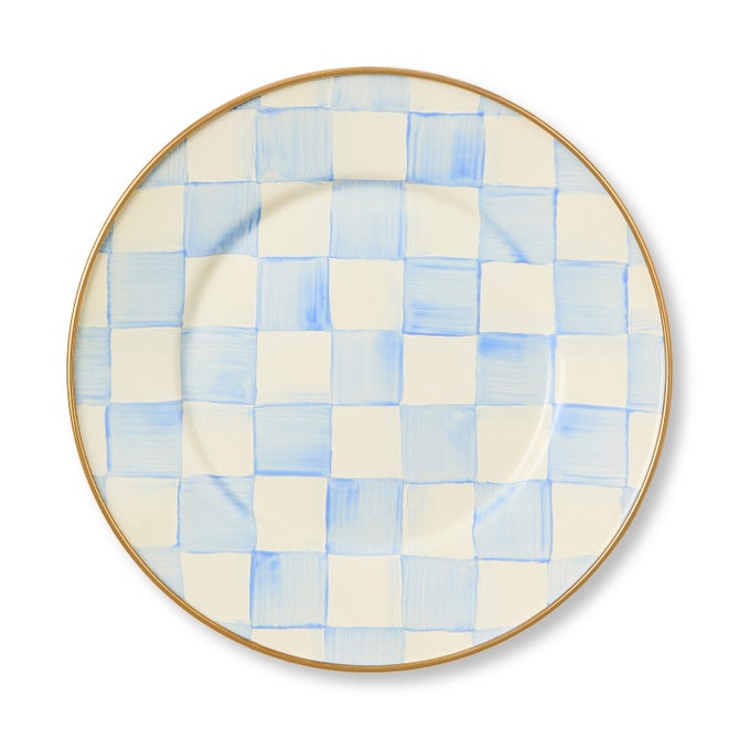 Sky Check Salad/Dessert Plate image number 0