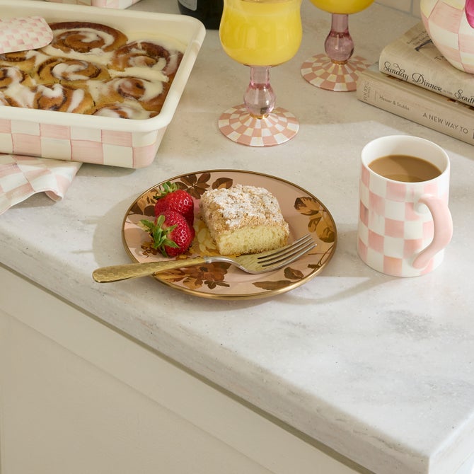 Wild Rose Mauve Salad/Dessert Plate image number 4