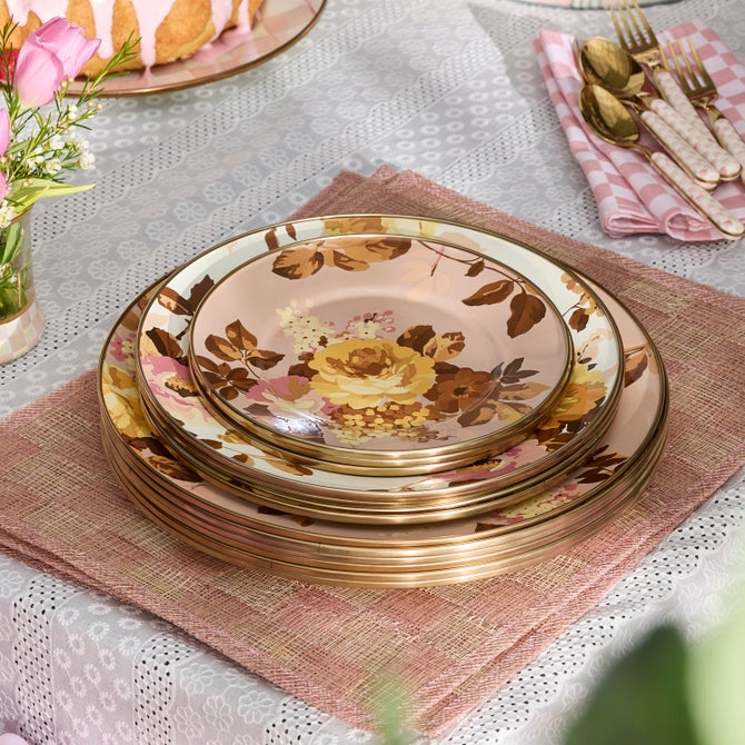 Wild Rose Mauve Salad/Dessert Plate image number 7