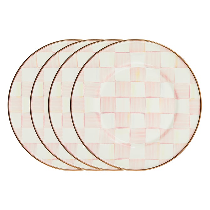 Rosy Check Salad Plates, Set of 4 image number 0