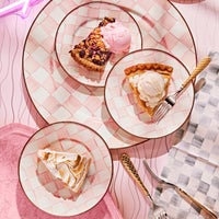 Rosy Check Salad/Dessert Plate