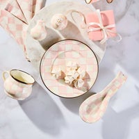 Rosy Check Salad/Dessert Plate