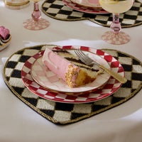 Rosy Check Salad/Dessert Plate