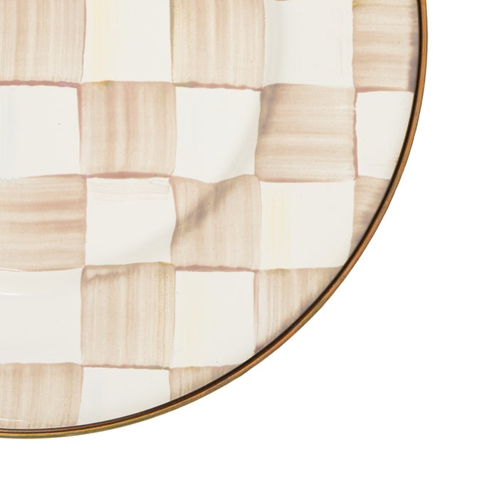 Mocha Check Enamel Dinnerware image number 5