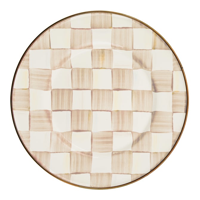 Mocha Check Enamel Dinnerware image number 2