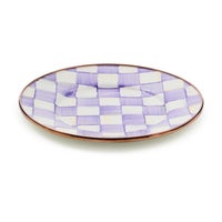 Violet Check Dinnerware