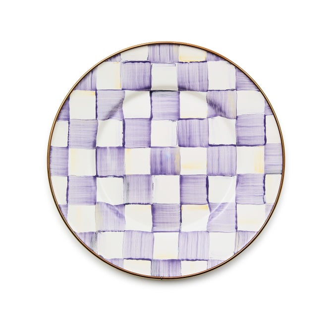Violet Check Dinnerware image number 2