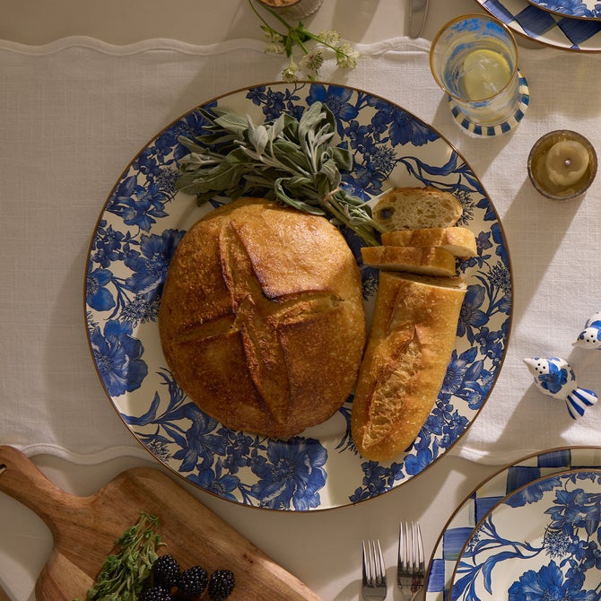 Royal English Garden Enamel Serving Platter image number 1