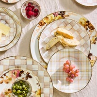 Wild Rose White Serving Platter