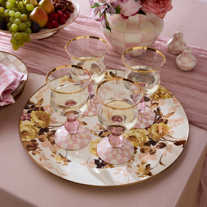 Wild Rose White Serving Platter image number 4