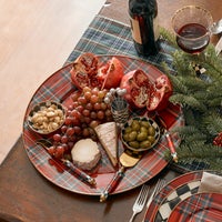 Tartastic Enamel Serving Platter - Red