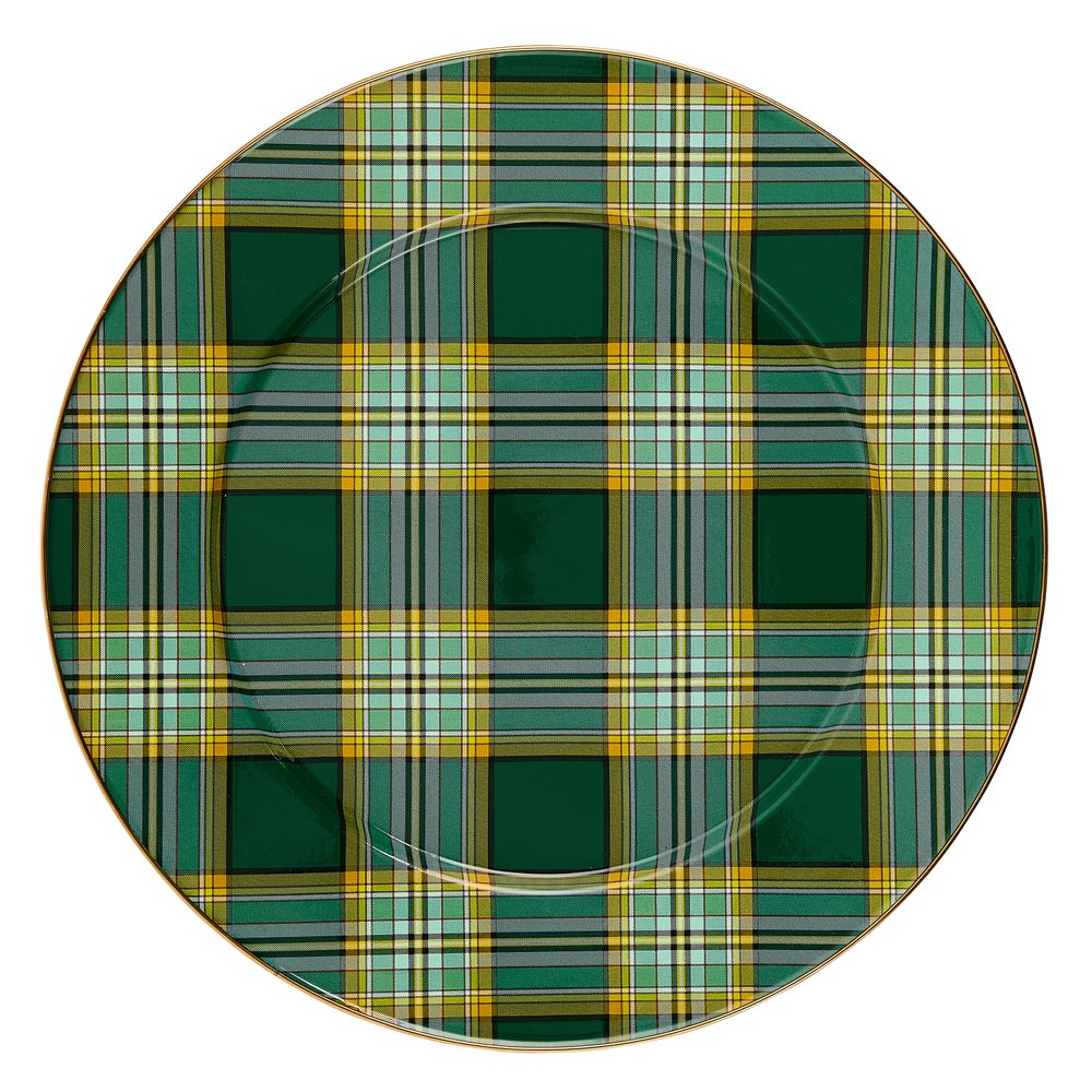Tartan Serving Platter - Green Tartan mackenzie-childs Panama imagen 1