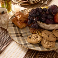 Tartan Mocha Serving Platter