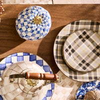 Tartan Mocha Serving Platter