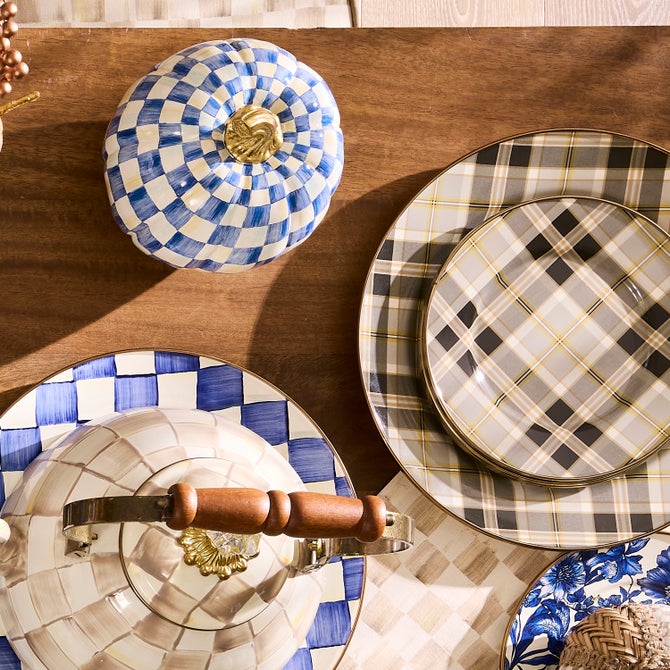 Tartan Mocha Serving Platter image number 2