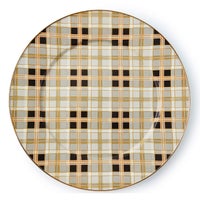 Tartan Mocha Serving Platter