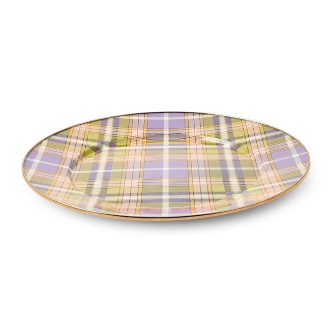 Tartan Violet Serving Platter image number 2