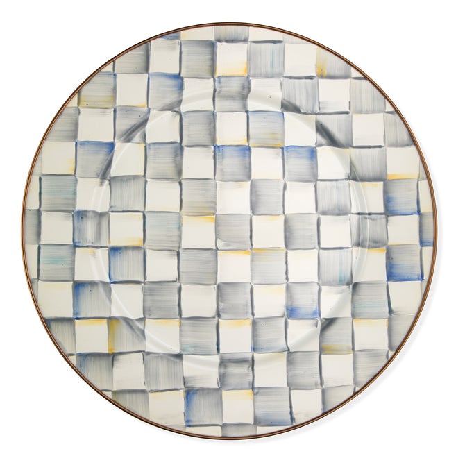 Sterling Check Serving Platter image number 0
