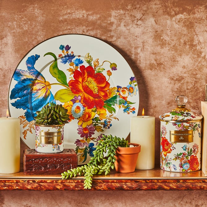 White Flower Market Serving Platter image number 4