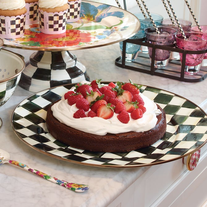 Courtly Check Serving Platter image number 5