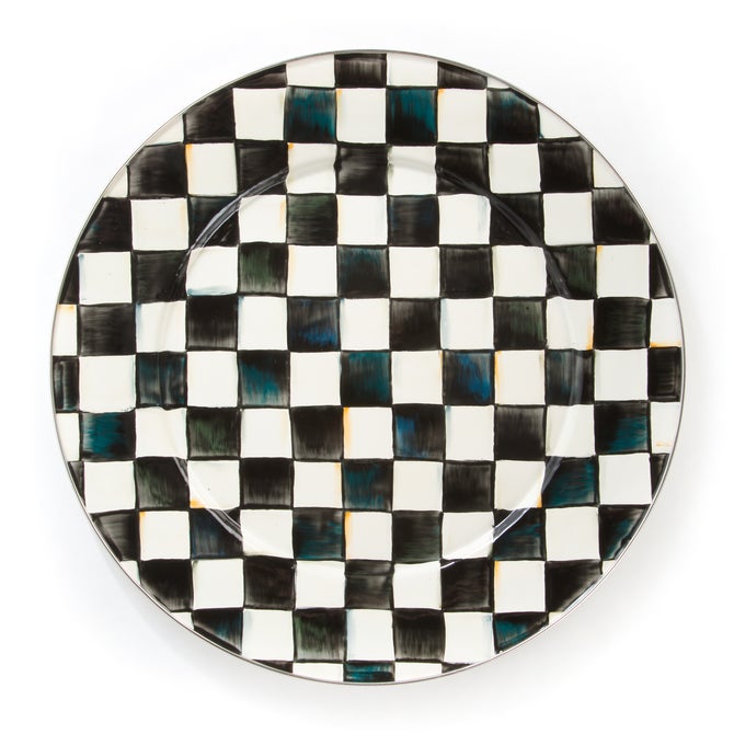 Courtly Check Serving Platter image number 0
